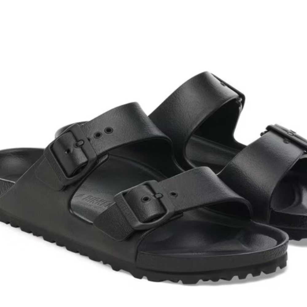 Black Birkenstock Slides